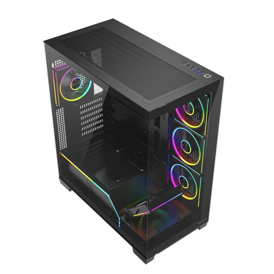Gamingowy MODECOM Volcano Stellar PLUS ARGB MIDI 5F Tower AMD Ryzen 5 5600 3,5 GHz / 16 GB / 480 SSD / Win 11 + Nvidia GeForce RTX 5060 Ti [16 GB]