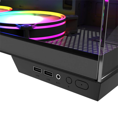 Gamingowy MODECOM Volcano Panorama APEX 7F Tower AMD Ryzen 5 5600 3,5 GHz / 16 GB / 960 SSD / Win 11 + Nvidia GeForce RTX 5060 Ti [16 GB]