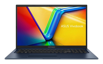 Nowy Asus VivoBook X1704ZA-I38512DX Core i3 1215U (12-gen.) / 16 GB / 960 SSD / 17,3’’ FullHD / Win 11, niebieski